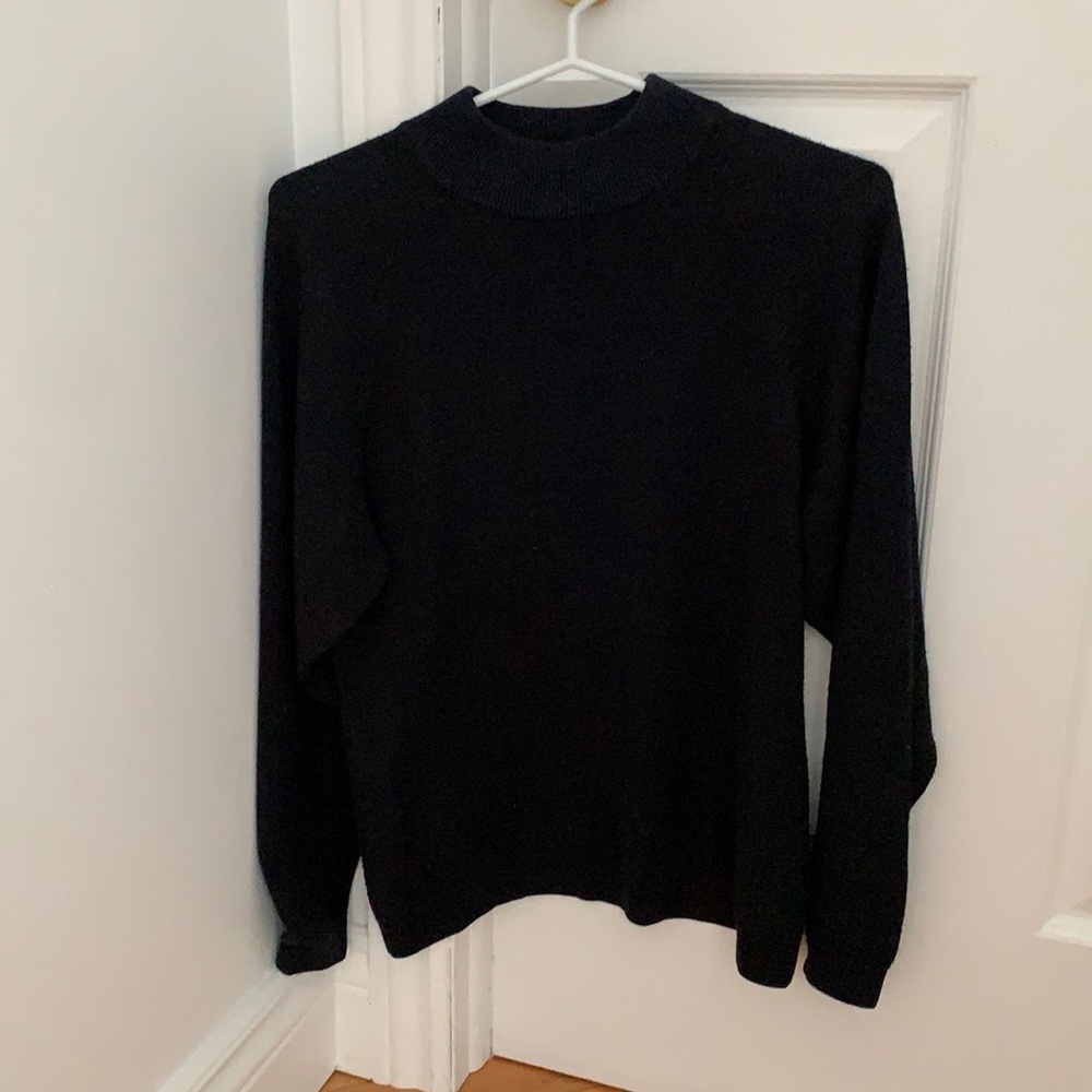 Black long sleeve sweater
